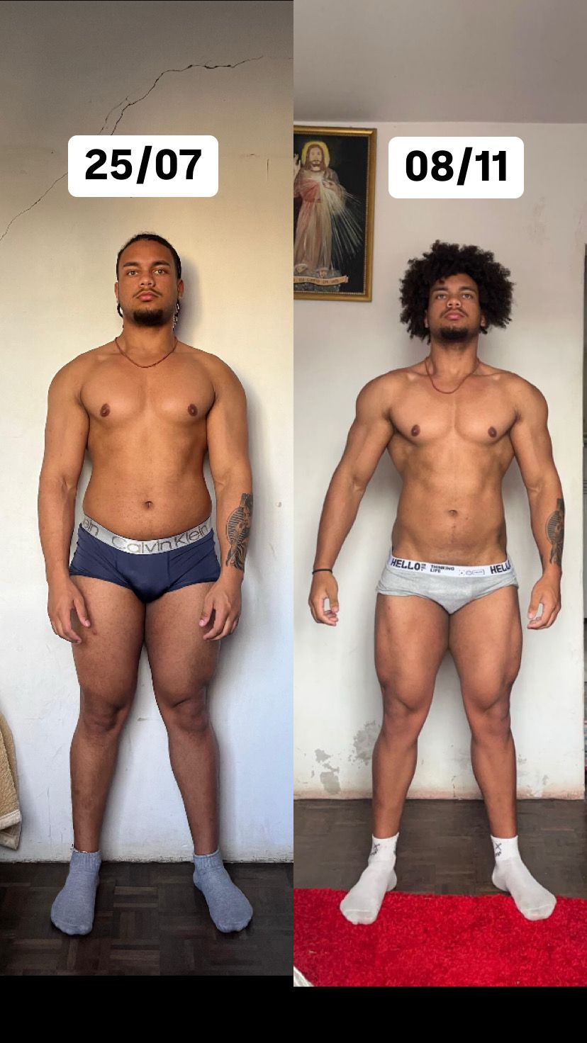 Transformação de Iron - -12kg de gordura +2kg de massa muscular (8 meses) usando o método 8 Reps Max